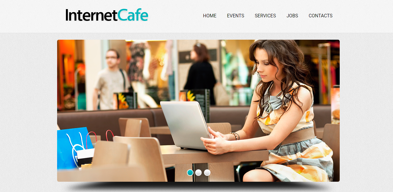 Mockup Cafe Internet